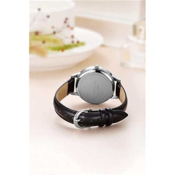 Women's Watch Elegant Watch for Women Leather Band Ladies Watch Waterproof - Picture 6 of 6